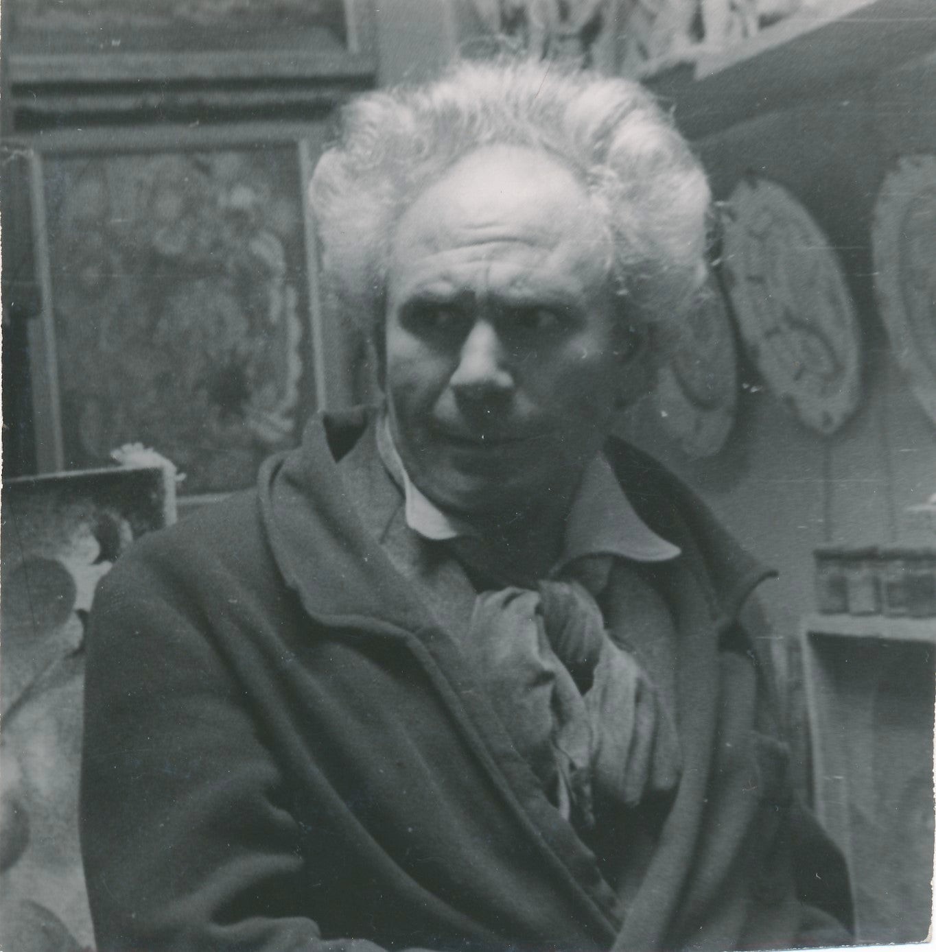 photo Pino della Selva tirage argentique époque Nordmann 1950 peintre poete art