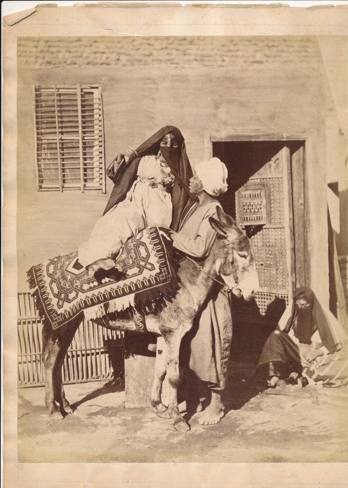 Égypte Pascal Sebah 3 photo albumine photographie