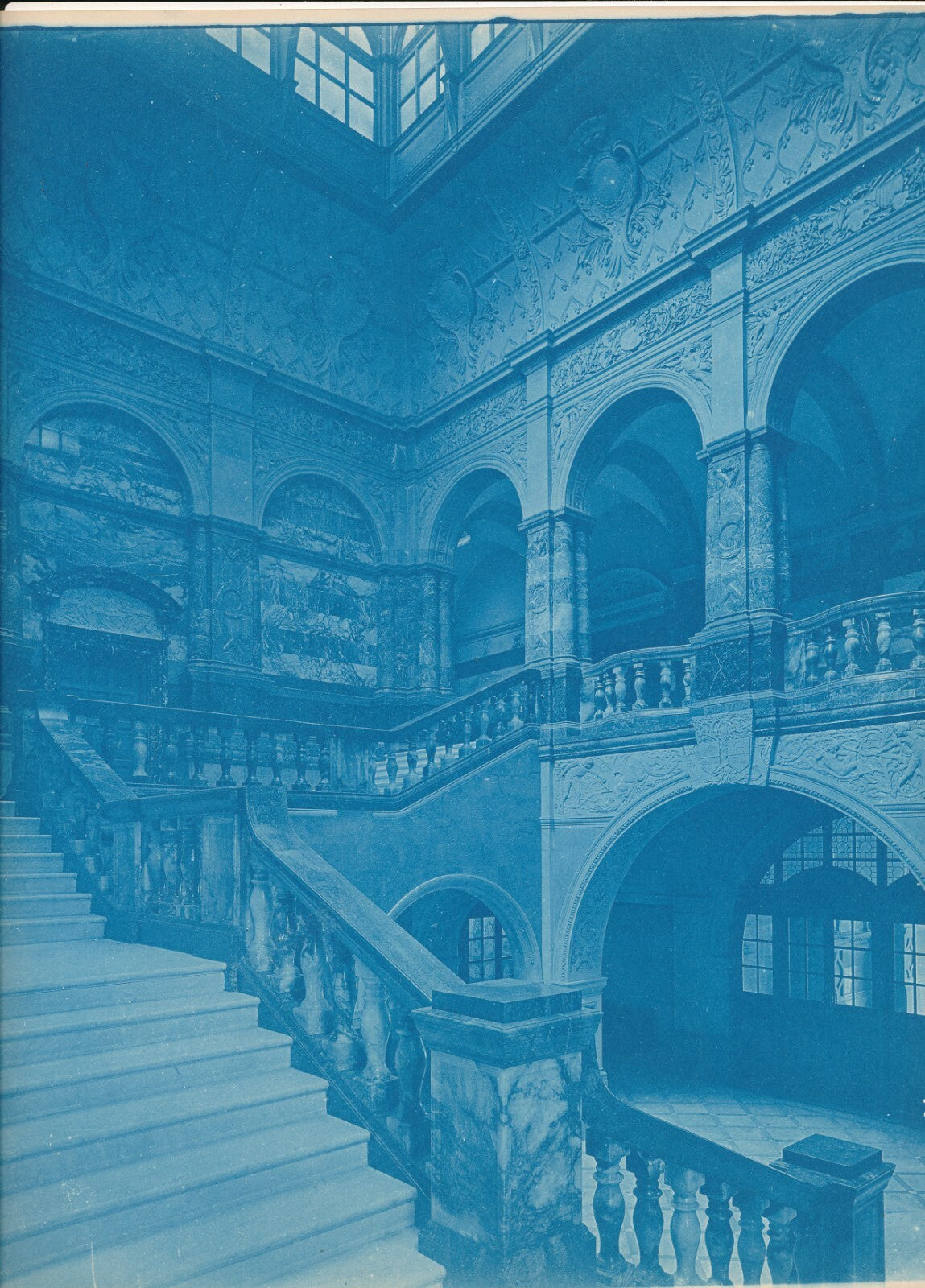 BEDFORD LEMERE and CO 10 cyanotype intérieurs anglais photo photographie photo