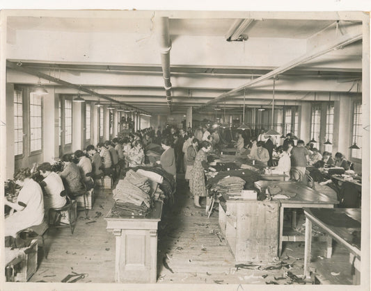 femmes Atelier couture v. 1920 travail mode photo photographie argentique