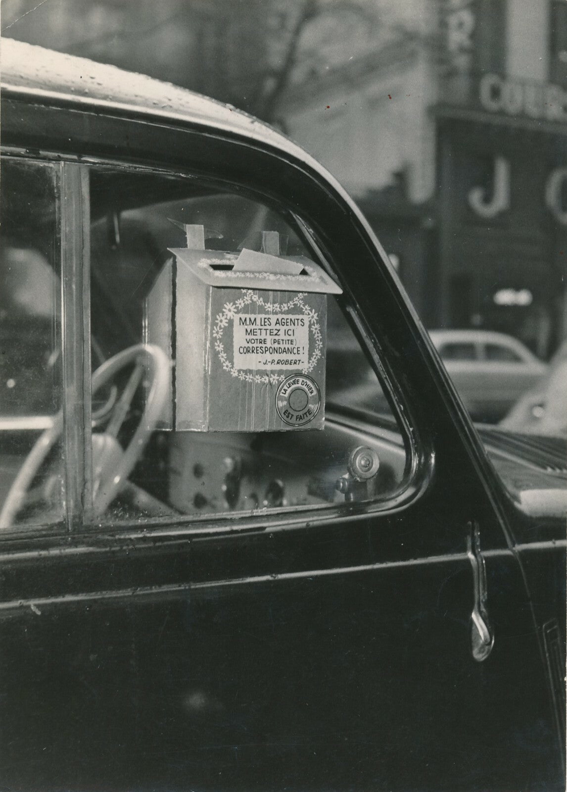 humour amende contraventions Paris v. 1950 idée boîte photo photographie