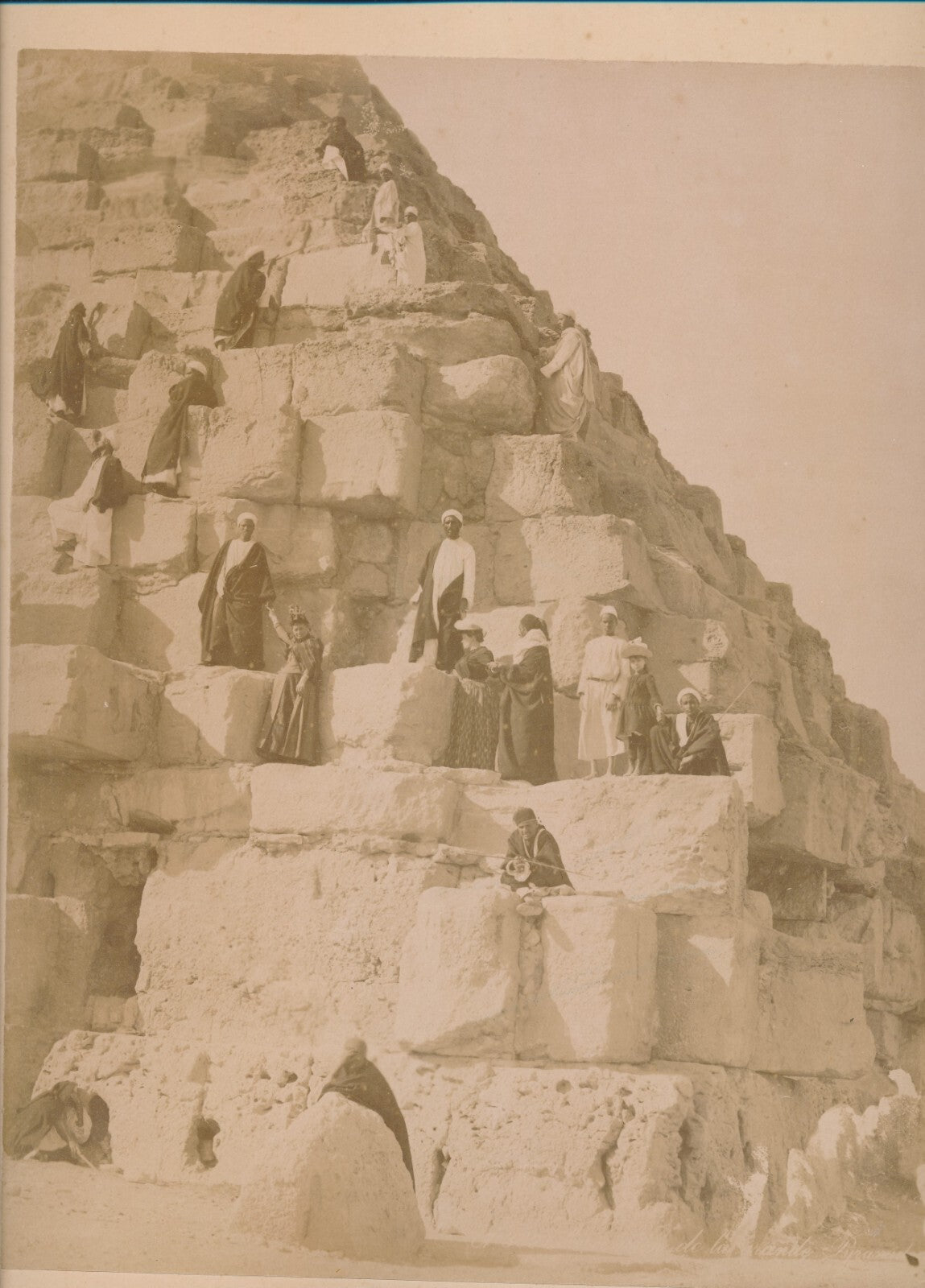 égypte 4 photographie album pyramide Keops Karnak Thèbes v. 1870 albumine photo