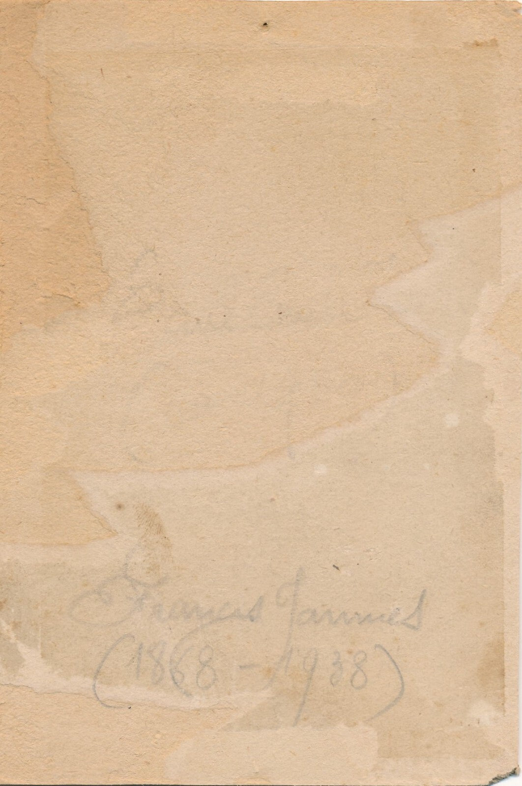 Francis JAMMES poète écrivain photo photographie époque