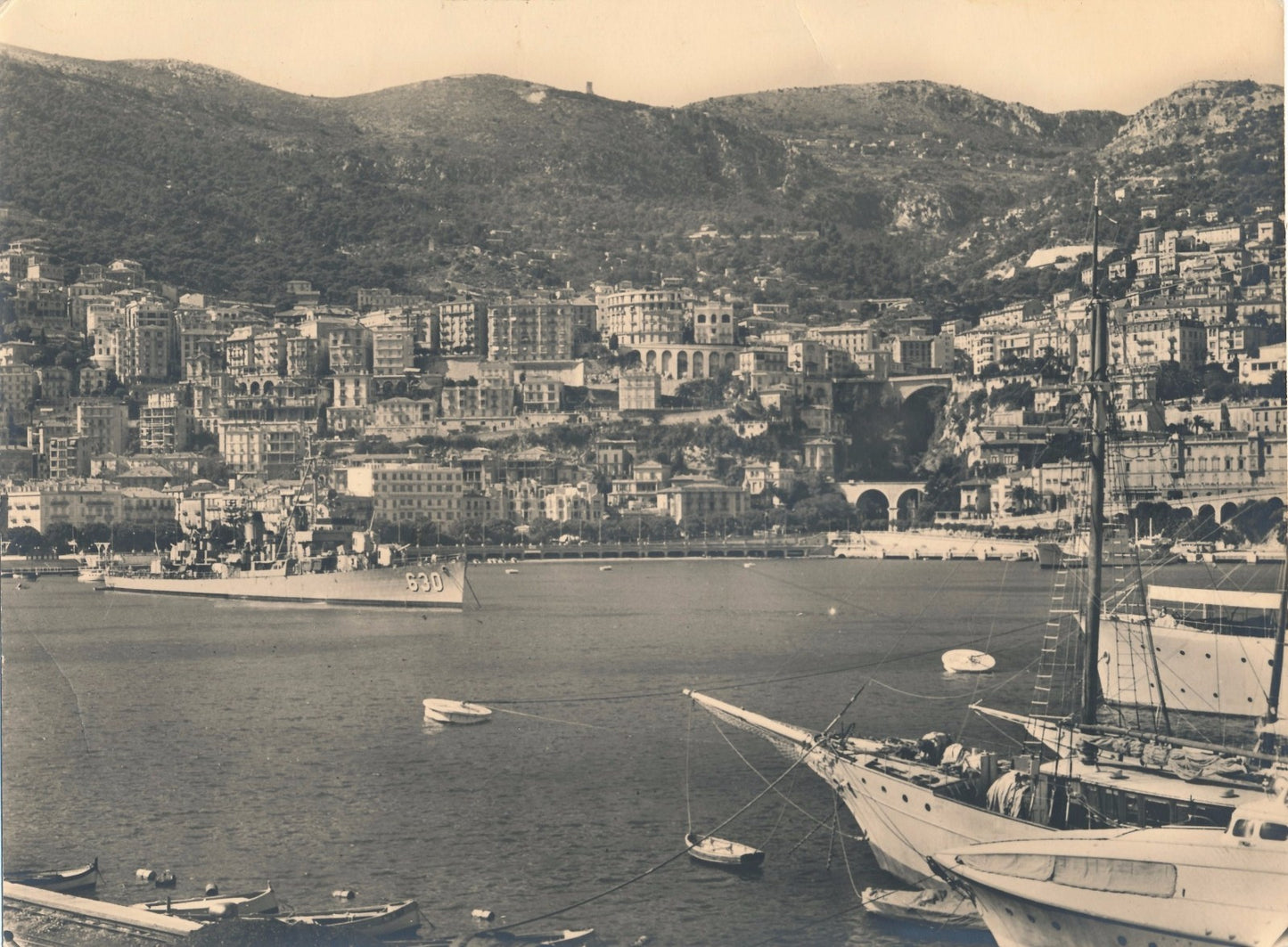 Monte Carlo photo argentique d'époque vers 1960 Docteur Ferry laboratoires