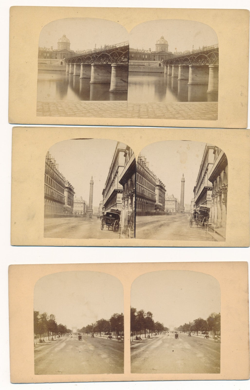 Paris 20 cartes stéréoscopique photo photographie 1860-1901 stéréo stereo