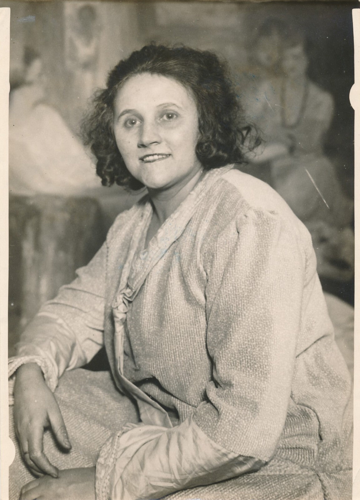 Marguerite CAYON-ROUAN peintre photo photographie époque 1939
