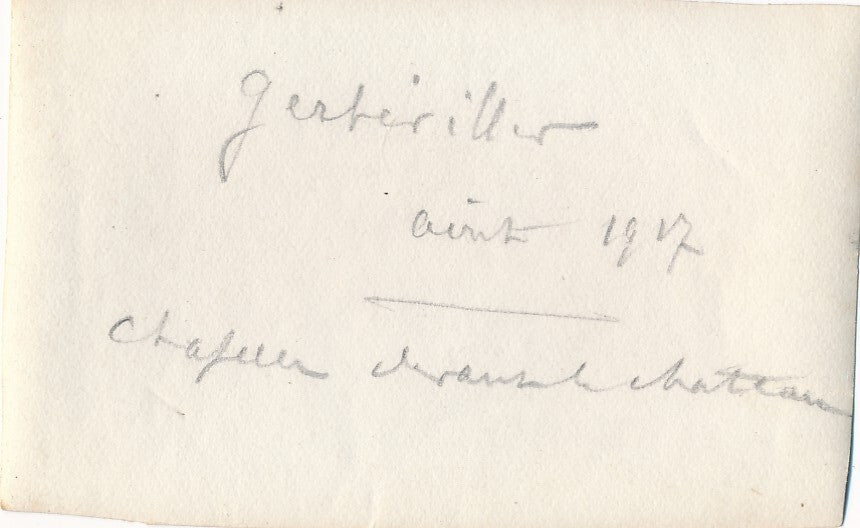 Gerbéviller Meurthe Moselle 1917 guerre militaria 3 photos photographie époque