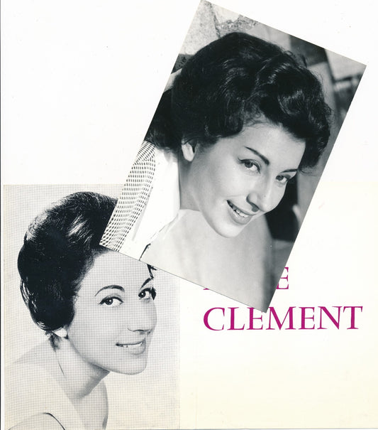 Line CLEMENT artiste lyrique opéra opérette photo photographie et fascicule