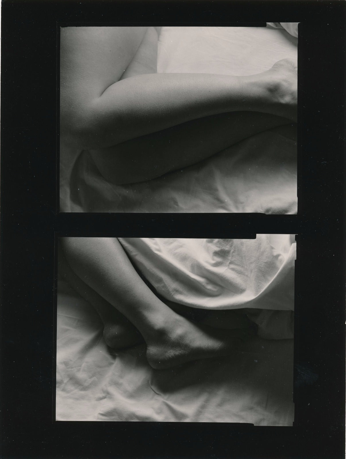 femme érotisme jambe tirage argentique époque grand contact photographie nu