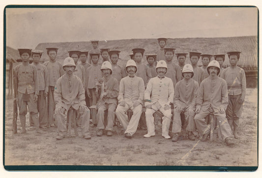 protectorat France Tonkin 5 photographies époque Chine photo militaria