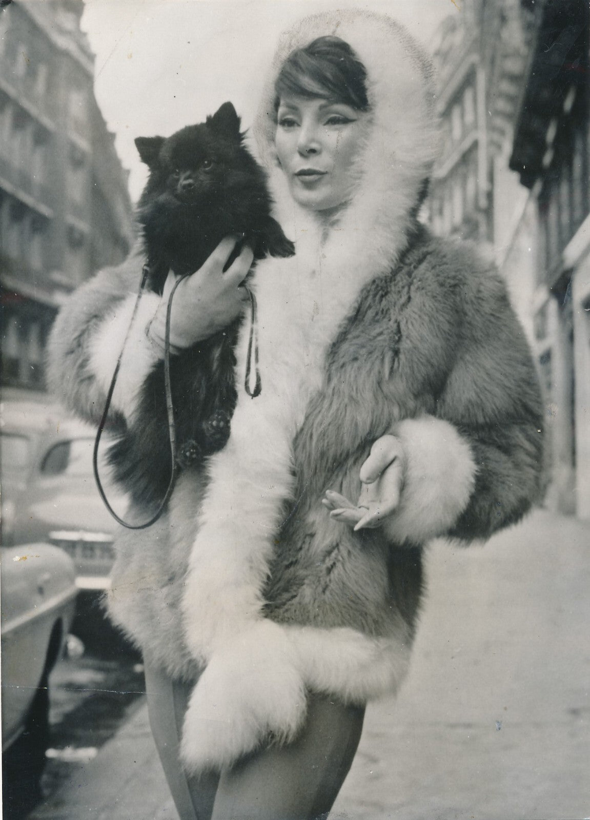 4 photo mannequin Bettina Lucky Woos Lamy années 60 et 3 photos défilés