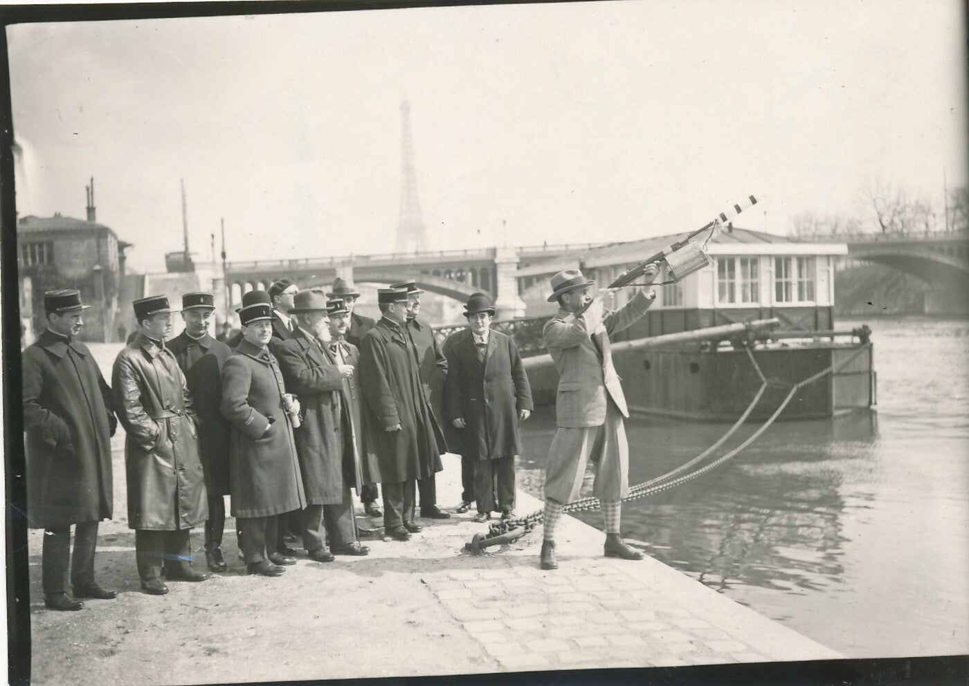 Erling Schjold Norvège lance amarre photo photographie marine 1930 Paris