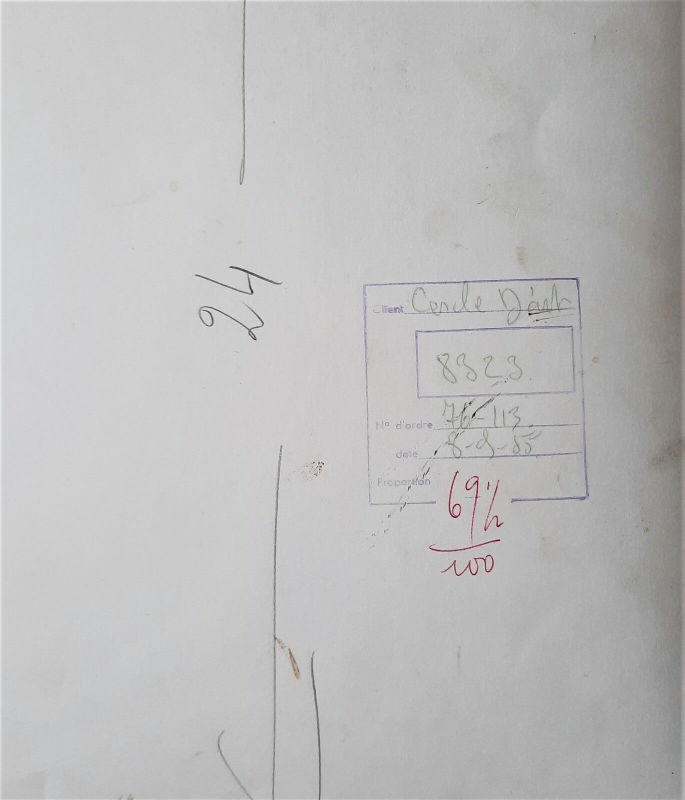 Marc CHAGALL photo photographie époque Saint-Paul-de-Vence 1955 escalier