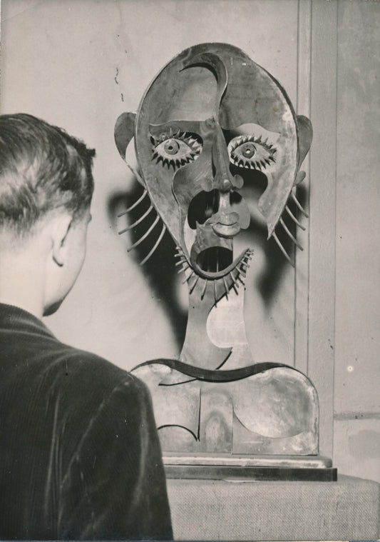 Salon Jeune sculpture 1953 L'Exilé sculpture BLASCO FERRER photo photographie