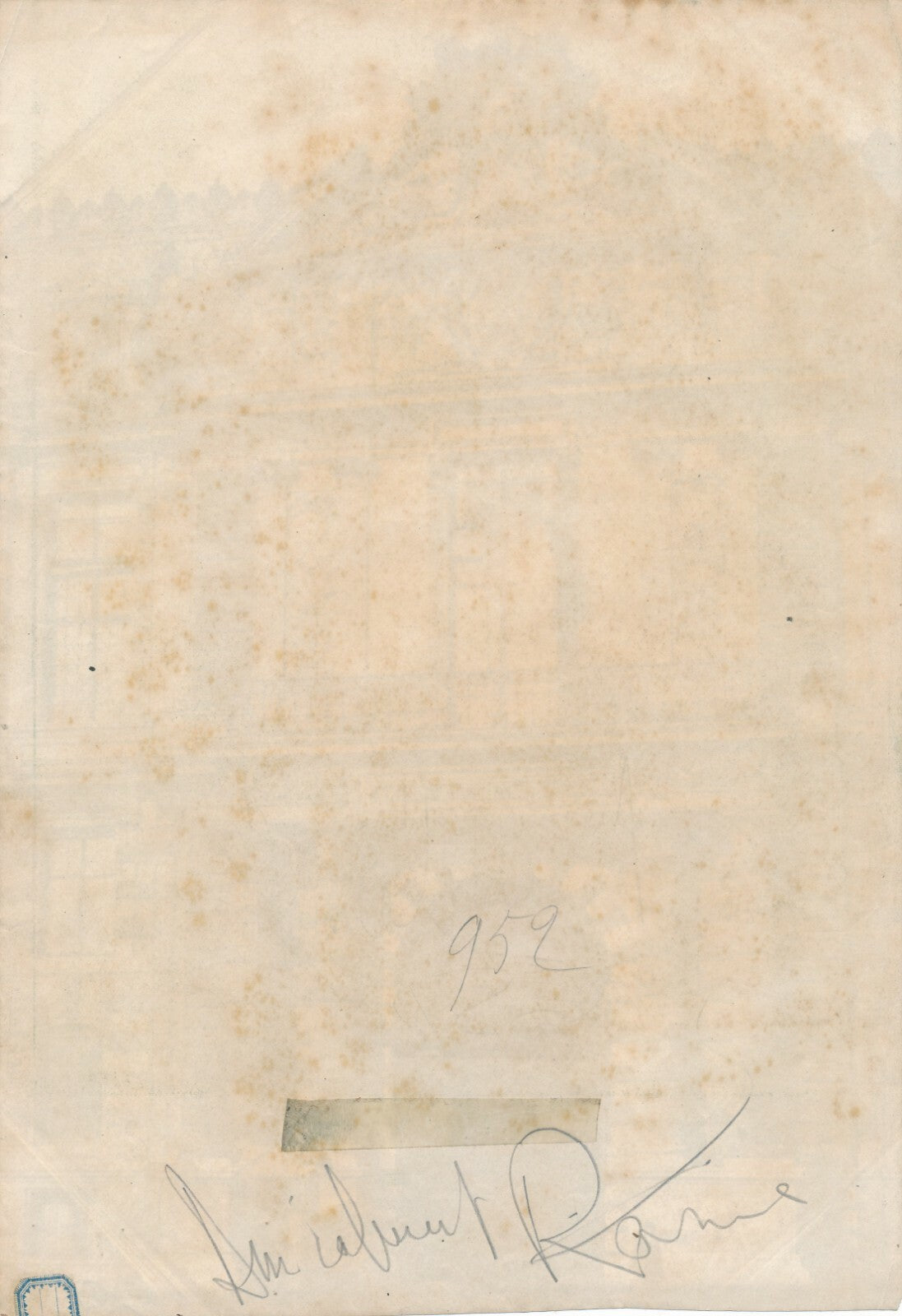 Préfecture de la Seine Paris photo photographie tirage albumine v. 1880