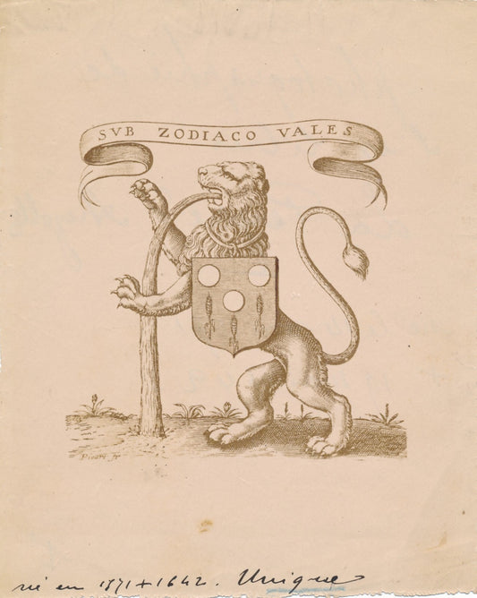 Ex-libris Jacques d'Auzolles La Peyre photo photographie albumine