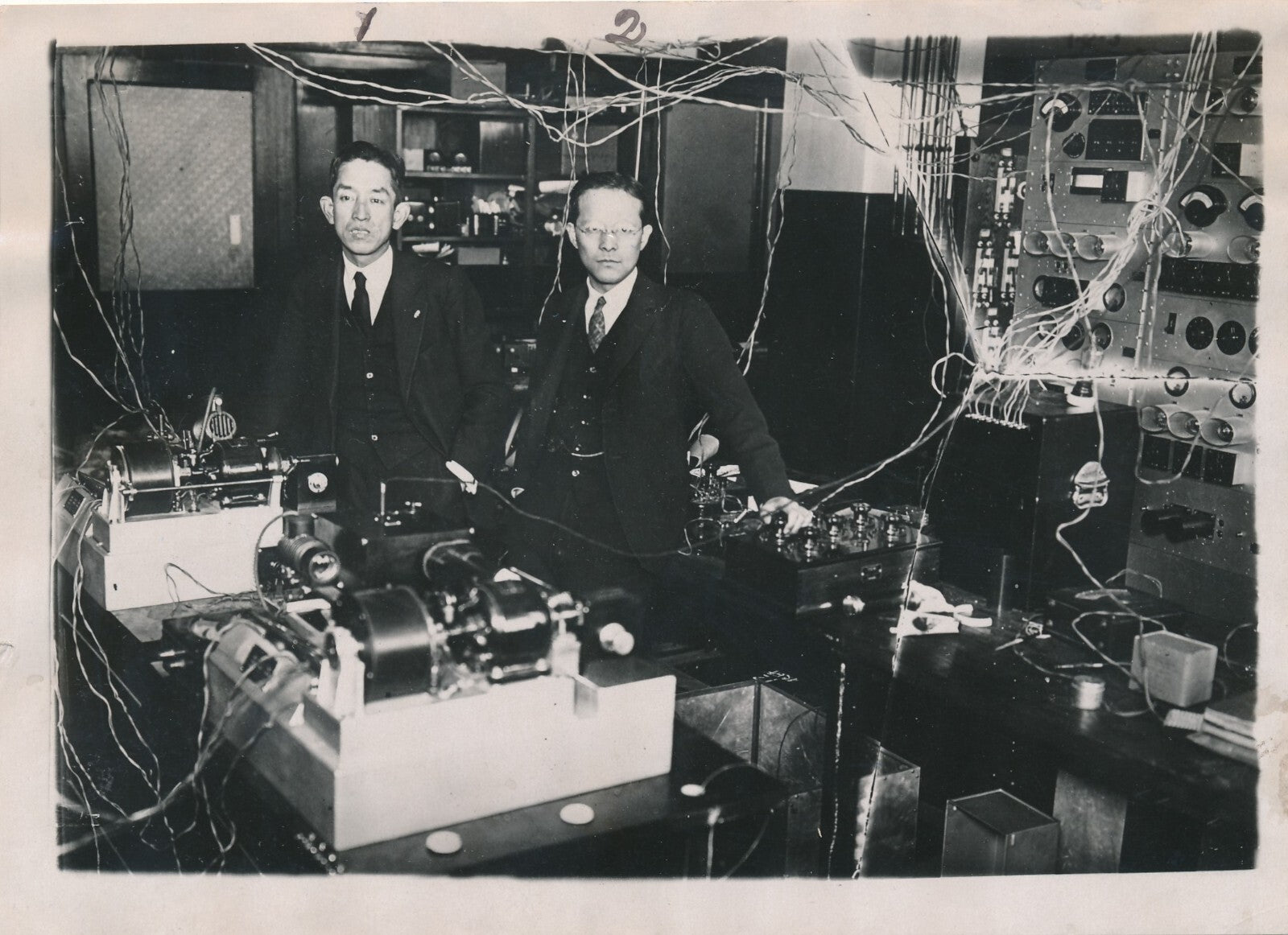 YASUJIRO NIWA transmission image radio photo photographie Japon invention
