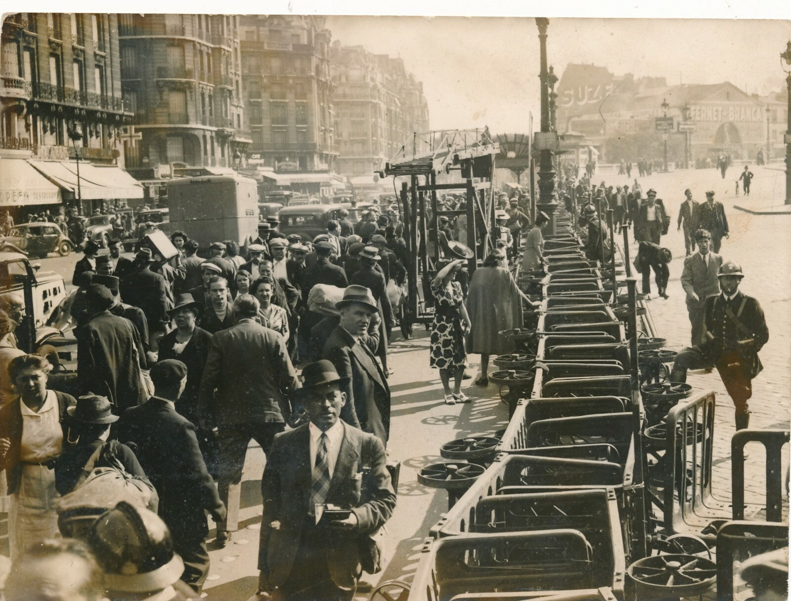 Paris gare Lyon année 1930  photo photographie Paris