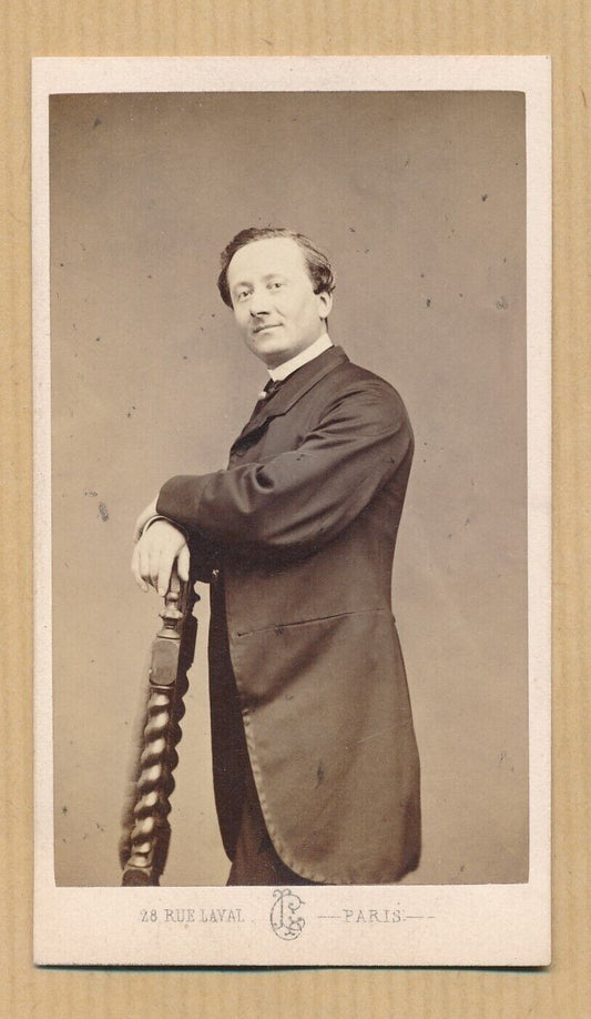comédien Louis Arsène DELAUNAY albumine photo photographie Cremière