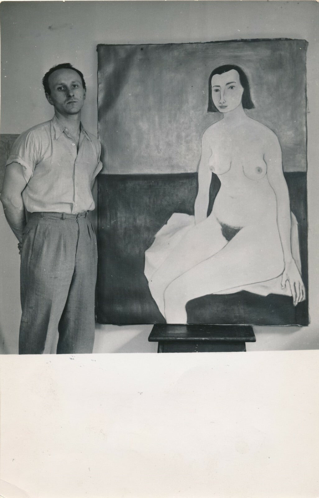 Jacques MAUHIN suite de 6 photographie par Michel SIMA peinture photo