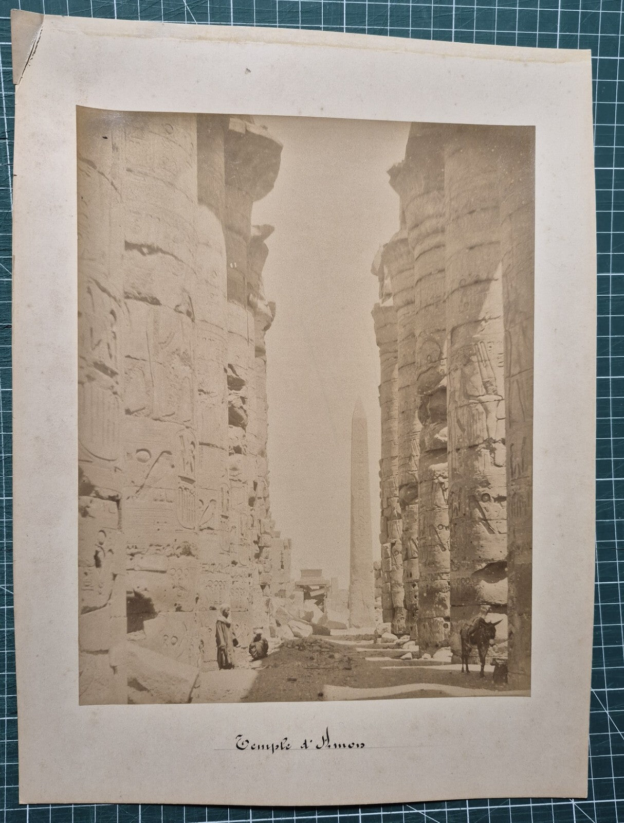 égypte 4 photographie album pyramide Keops Karnak Thèbes v. 1870 albumine photo