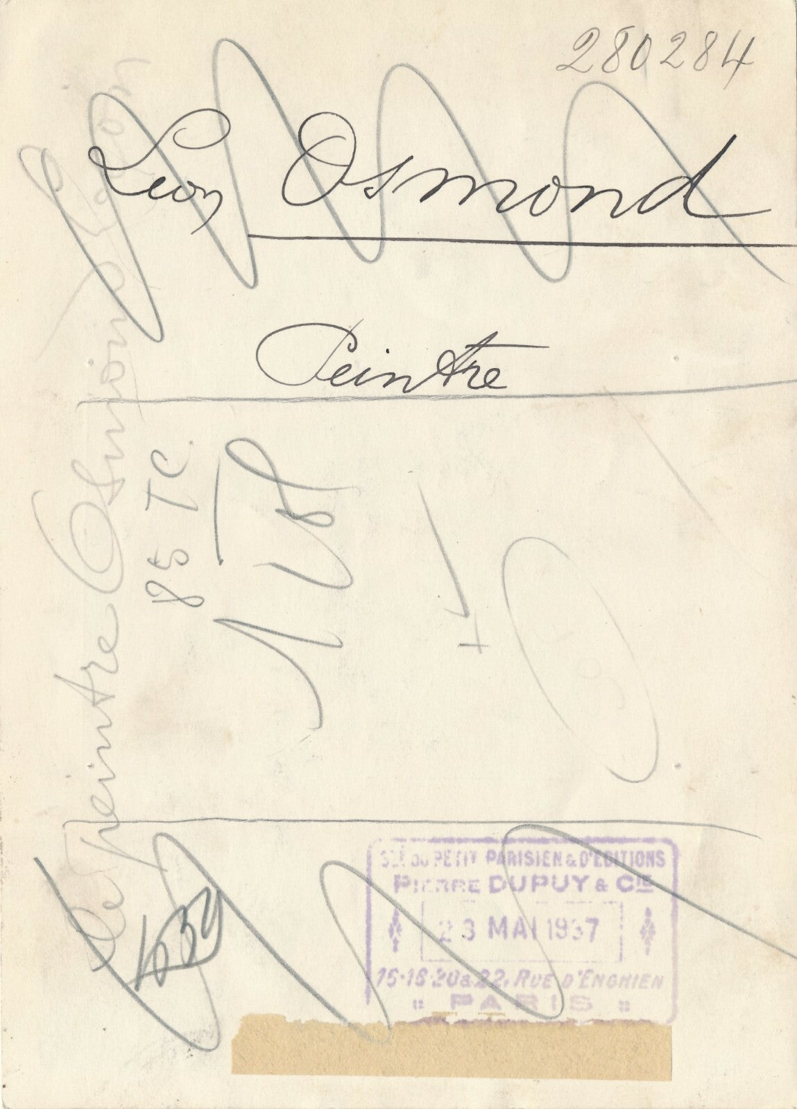 peintre Léon Osmond normand manche photo photographie époque