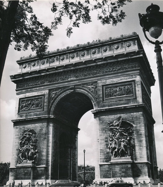 Paris Arc de Triomphe, Paris photographie argentique d’époque, vers 1950 Almasy
