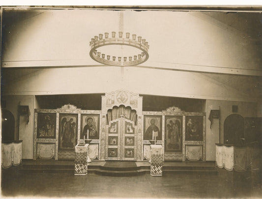 Eglise russe à Paris 1931 Mgr. Benjamin Fedchenkow photo photographie époque