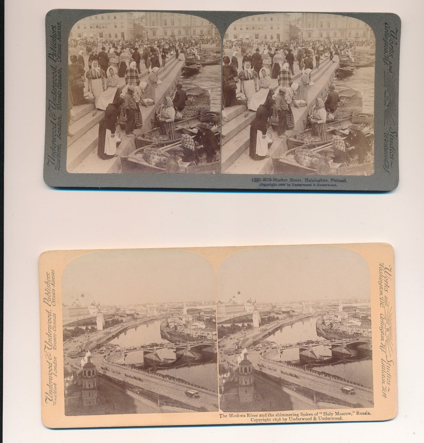 Lot 5 stéréo stereo Montréal Moscou Killarney Finlande Damas photo photographie