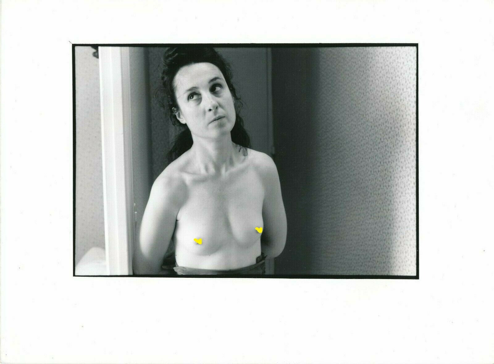 Photo buste tirage argentique papier RC v 1980 poitrine sexy