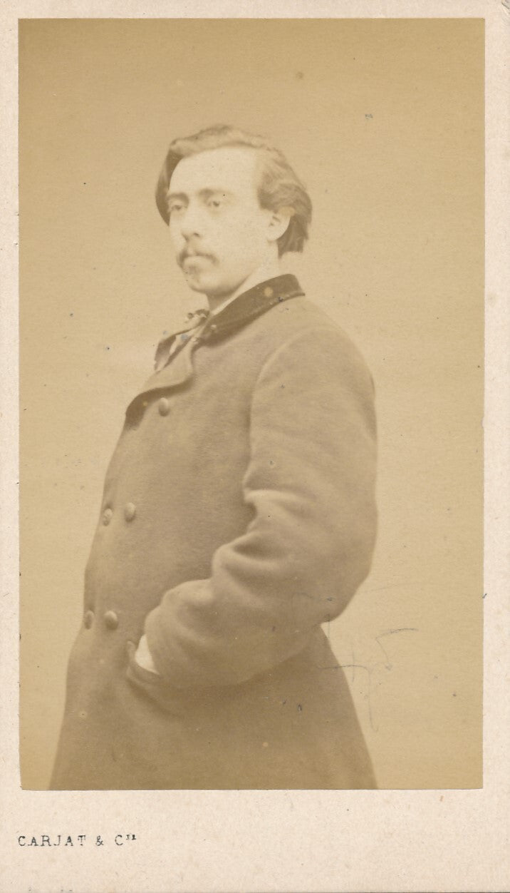 Léon ALBERT HAYON peintre cdv albumine photographe Carjat