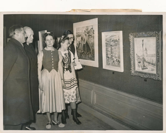 Suzanne TOURTE 1904-1979 peintre photo photographie exposition 1940 Pologne