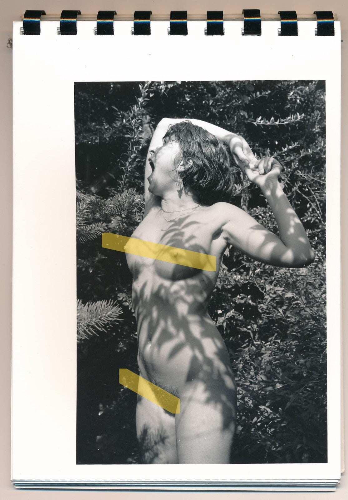 Carnet relié spirale 15 photographie photo étude nu femme sexy
