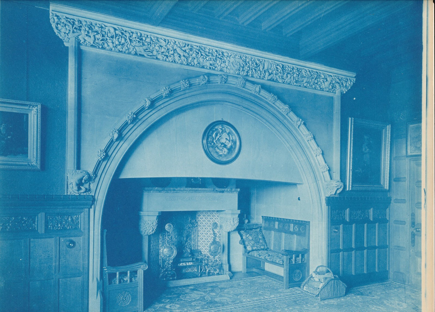 BEDFORD LEMERE and CO 10 cyanotype intérieurs anglais photo photographie photo