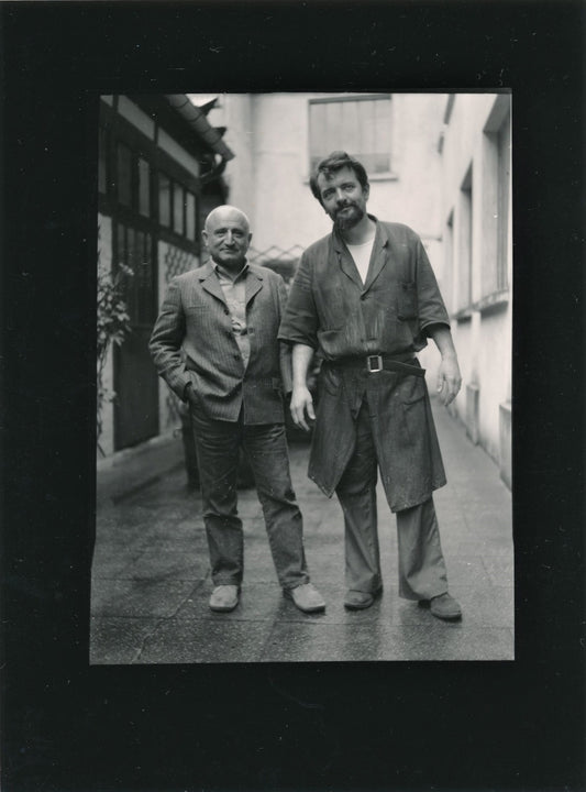 Photographie Tuvia BEERI (1929) peintre Tchécoslovaquie Israël tirage argentique