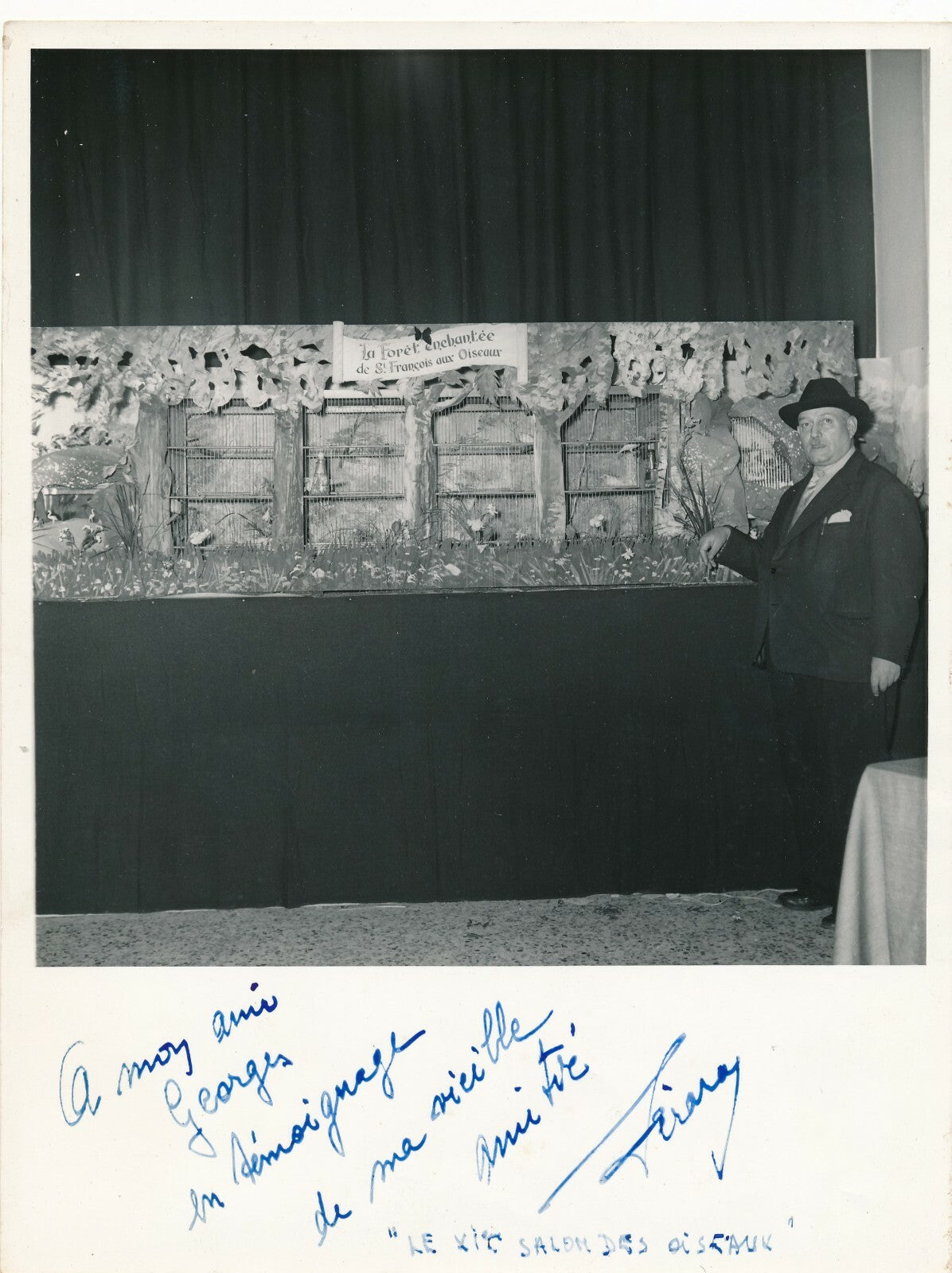 art populaire Saint François d’Assise oiseaux peinture photo photographie