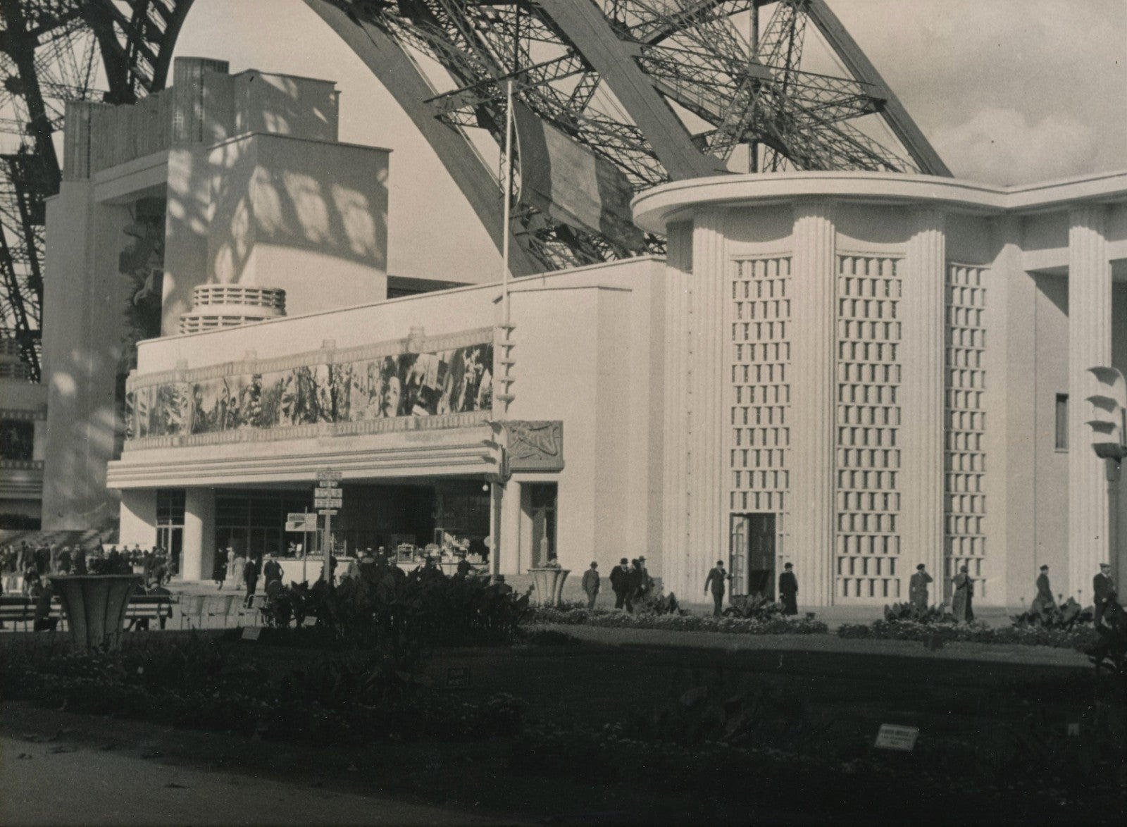 Exposition internationale 1937 Paris 3 photo argentique époque pavillon presse