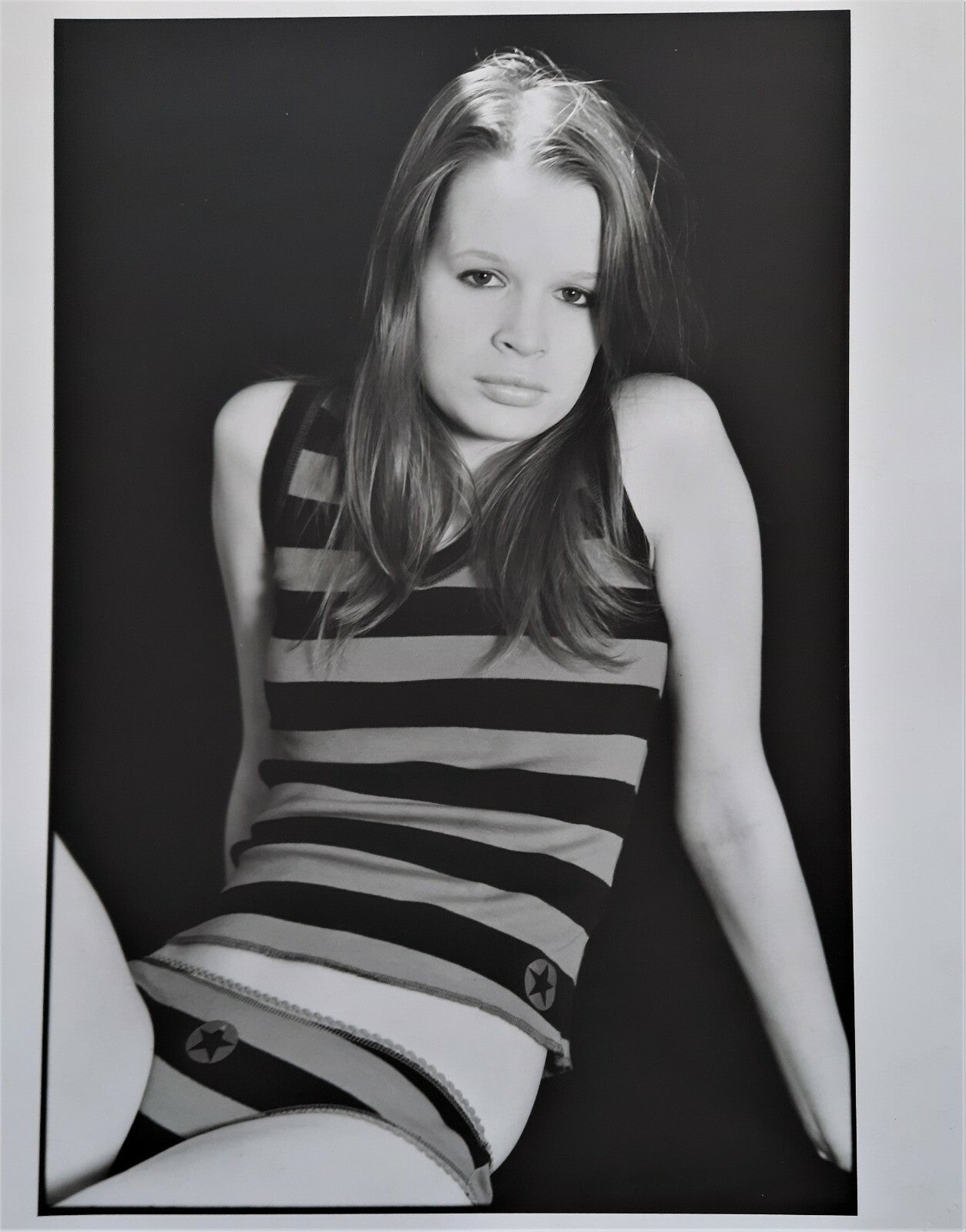 Double portrait jeune fille adolescente reco verso photo photographie sexy