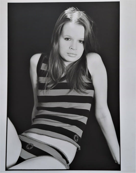 Double portrait jeune fille adolescente reco verso photo photographie sexy