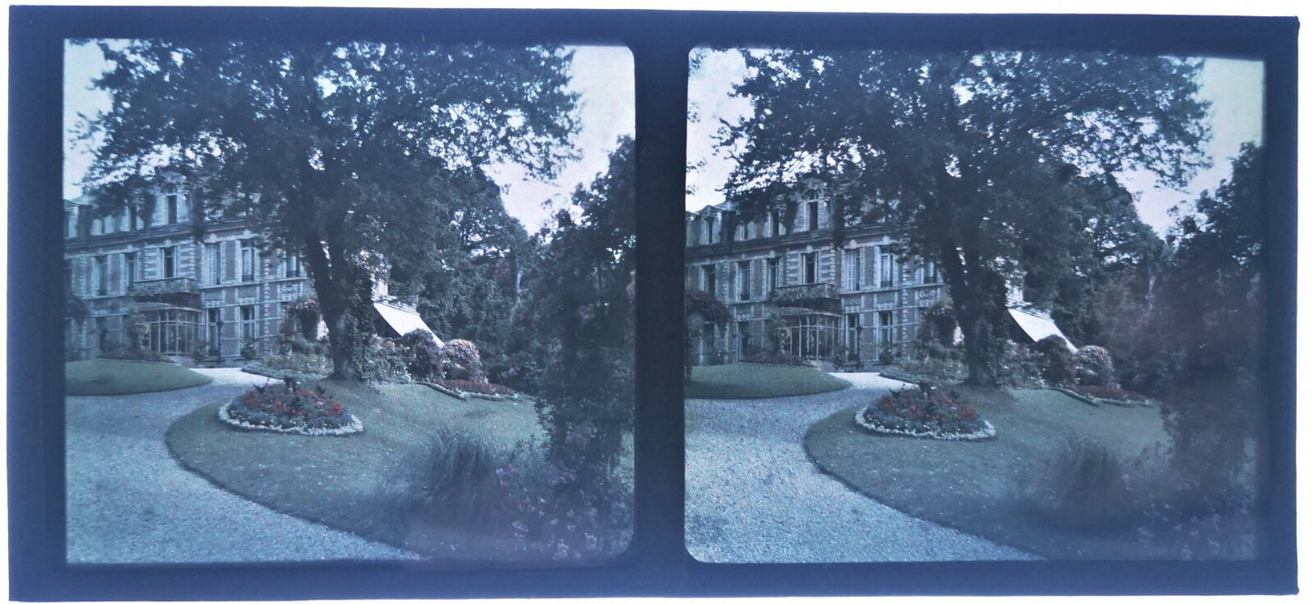 6 stéréo autochrome jardins fleurs photo photographie