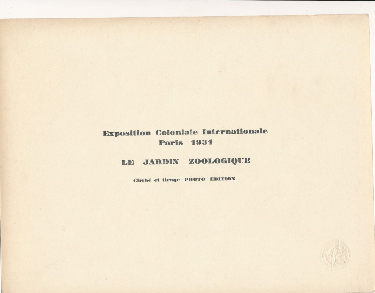 Les flamants roses, 1931 photo photographie exposition coloniale
