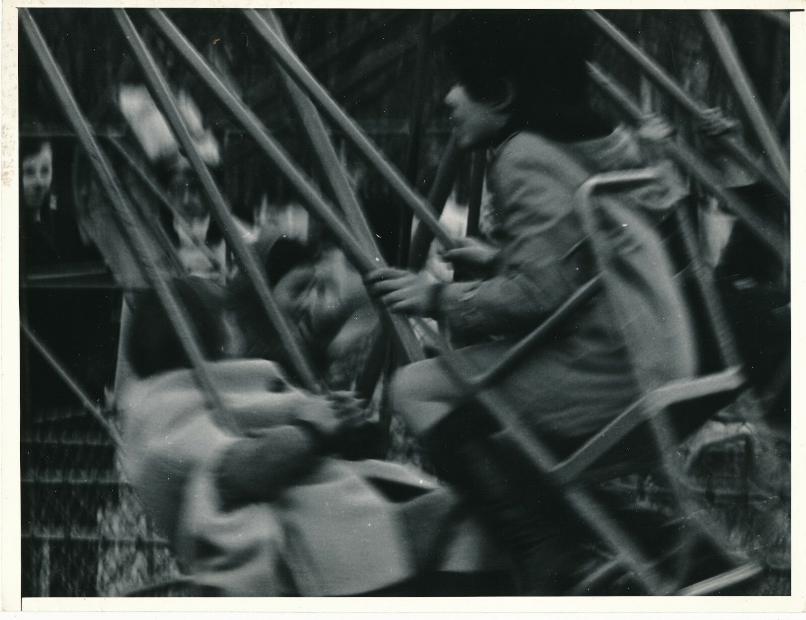 Balançoire années 1960 photo photographie époque mouvement effet