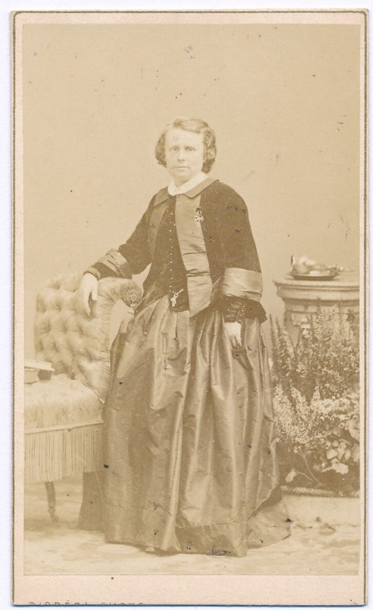 Photo photographie Rosa BONHEUR peintre carte de visite albumine Eugène Disdéri