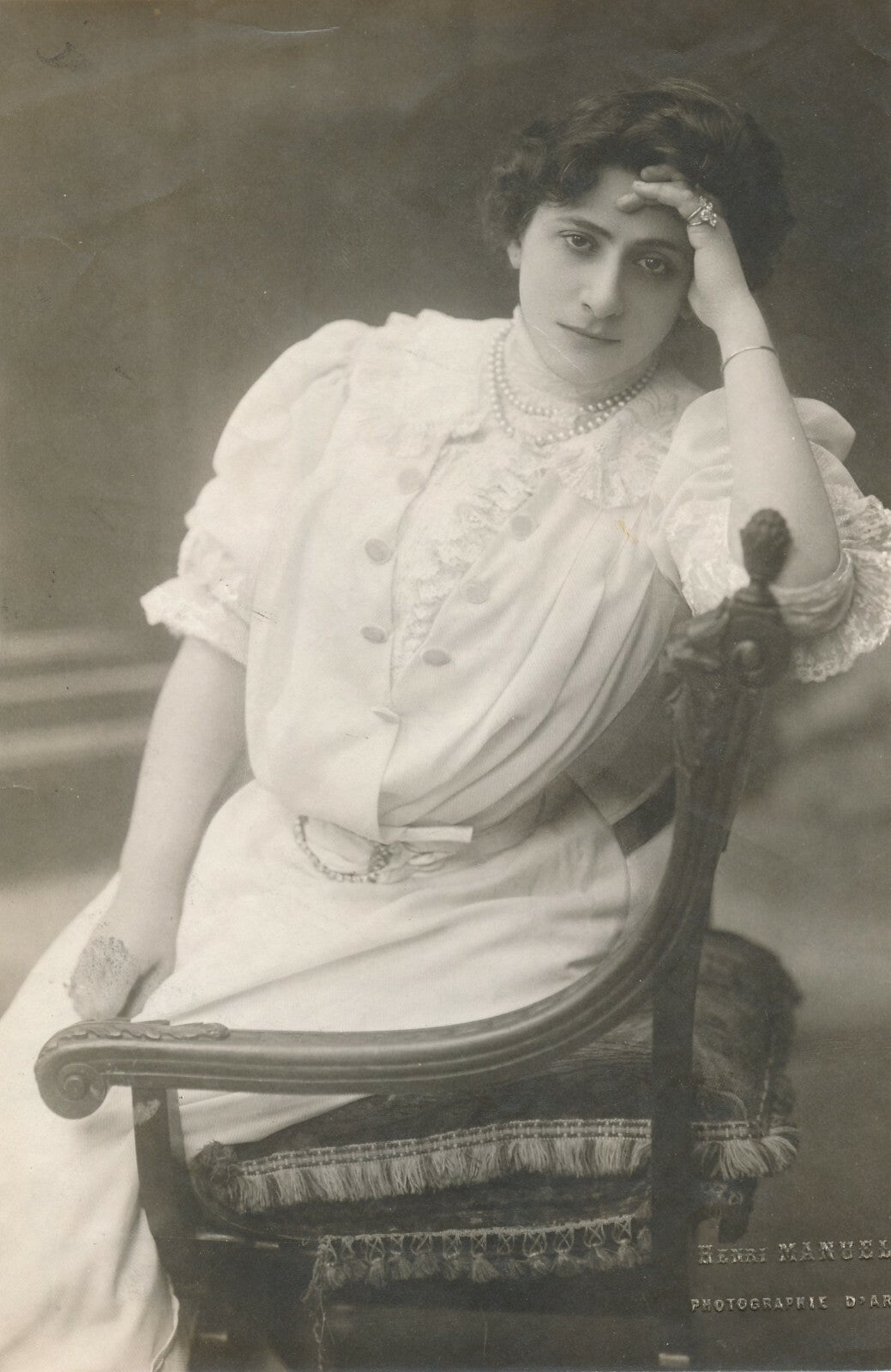 Lucienne BRÉVAL (1869-1935), cantatrice photo photographie 1920 chanteuse
