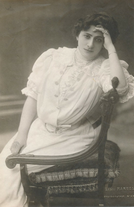 Lucienne BRÉVAL (1869-1935), cantatrice photo photographie 1920 chanteuse