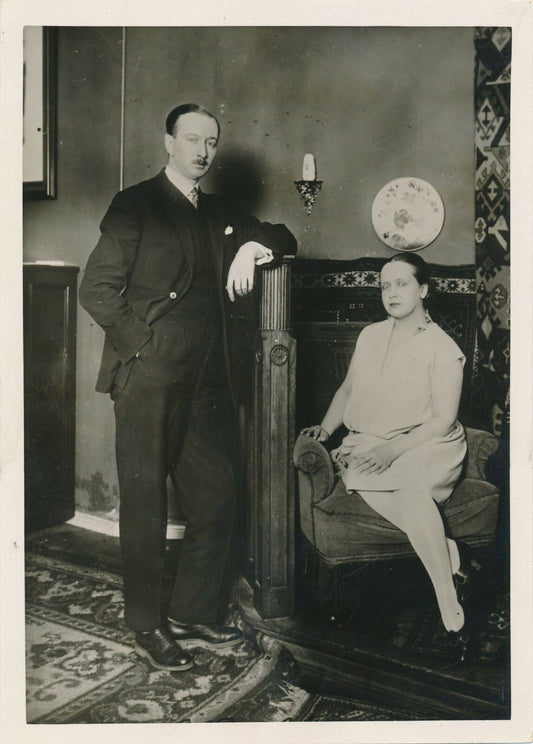 prince Alexander DABISCHA KOTROMANICS Marie CANTACUZENE russie photo