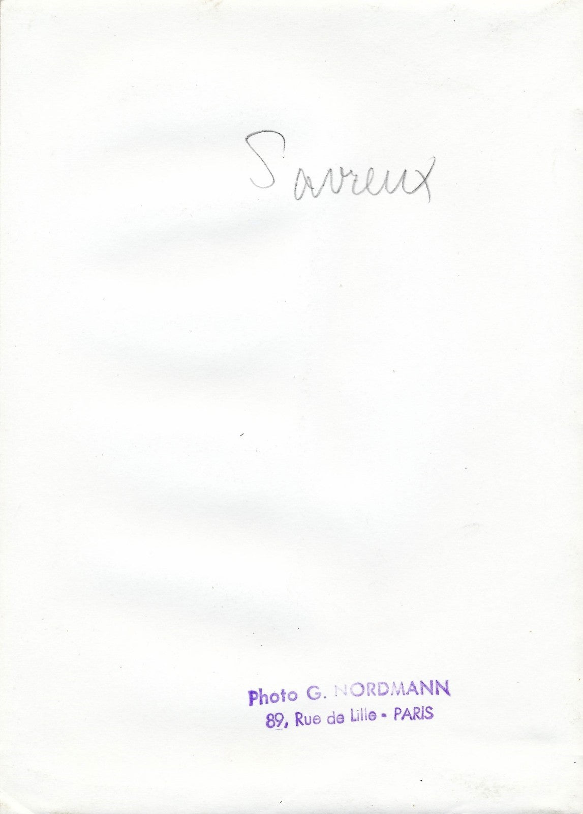 Maurice SAVREUX photographie peintre portrait argentique époque années 50