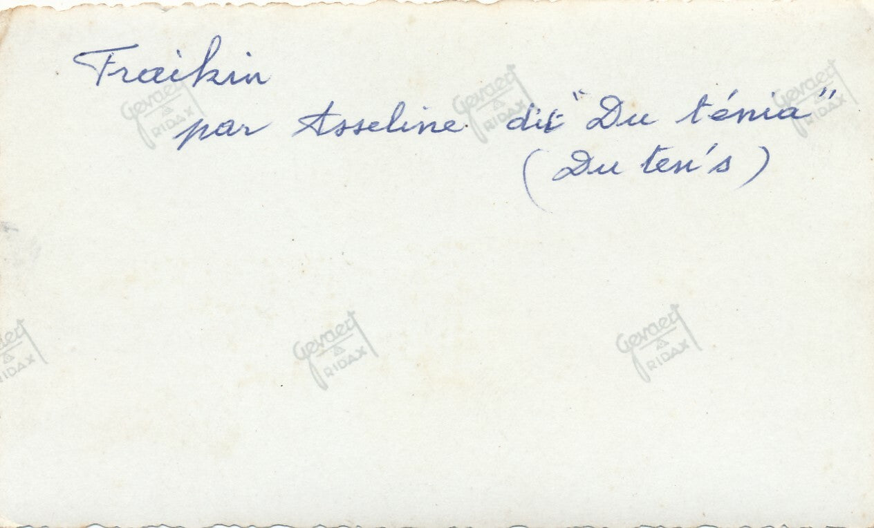 Asseline du Ten’s, art populaire peinture bar brasserie snapshot v.1950 photo