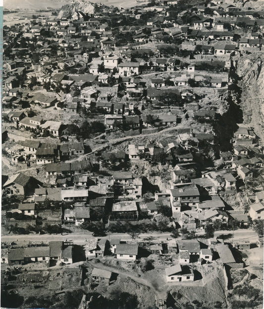 Vieille ville Ankara (Angora) Anatolie centrale photo argentique époque c. 1960
