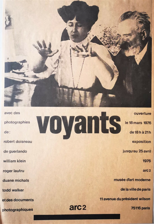 VOYANTS exposition Arc2 musée Art moderne Paris affiche offset photographie